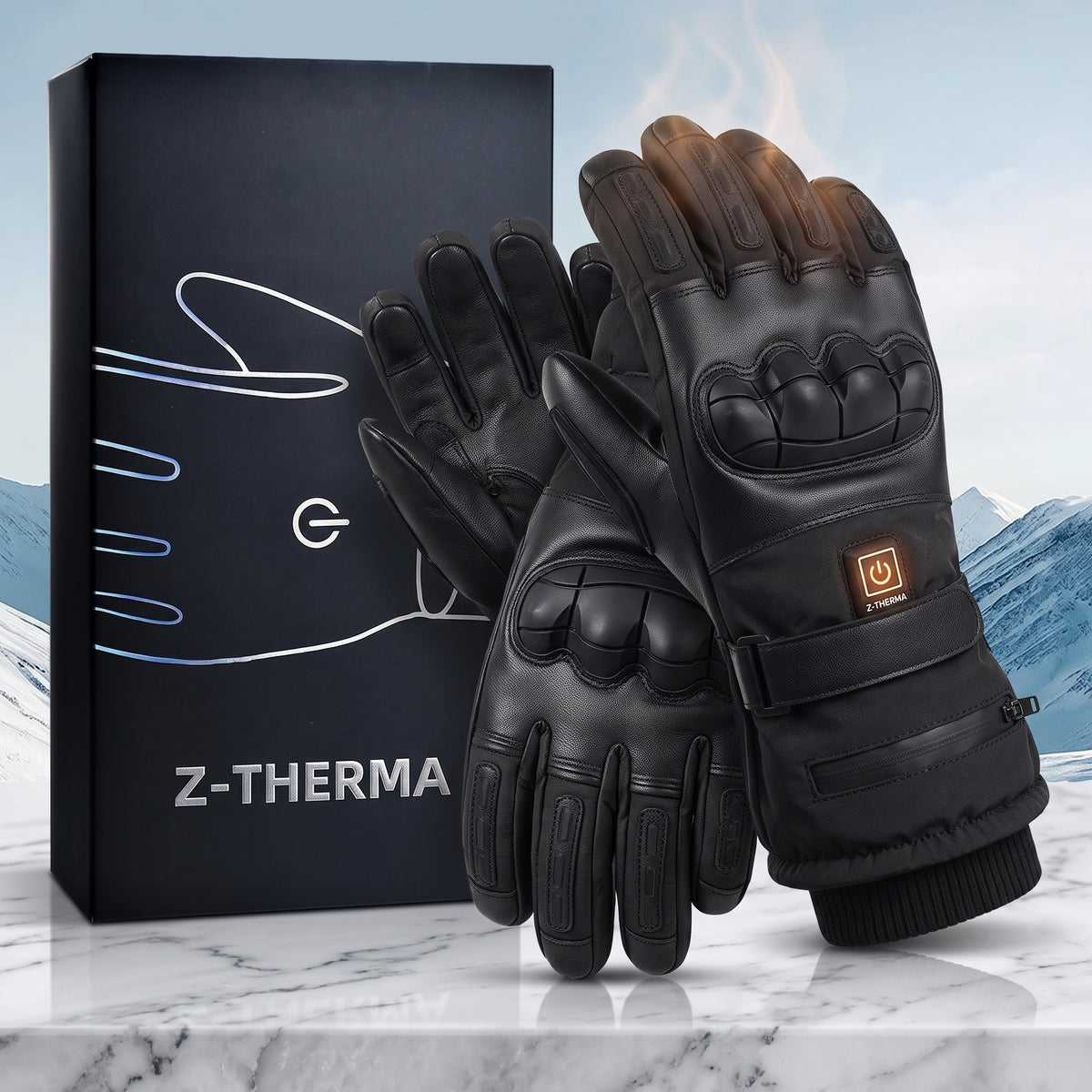 Gants Chauffants Renforcés - Moto & Scooter