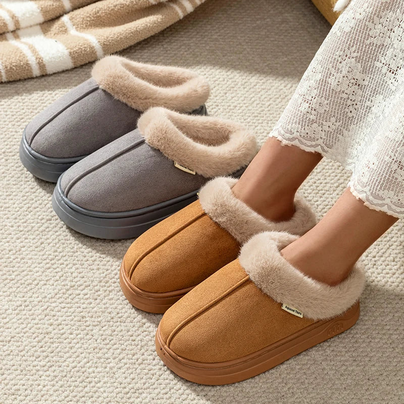 Pantoufles Fourrées Cocooning - Confort D'Hiver