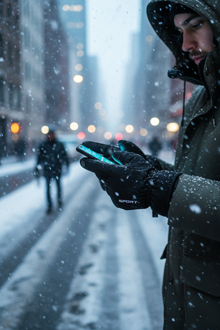 Gants Chauffants Imperméables - Protection Grand Froid