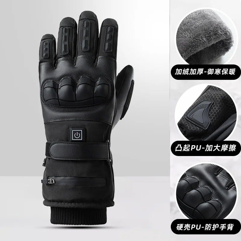 Gants Chauffants Renforcés - Moto & Scooter