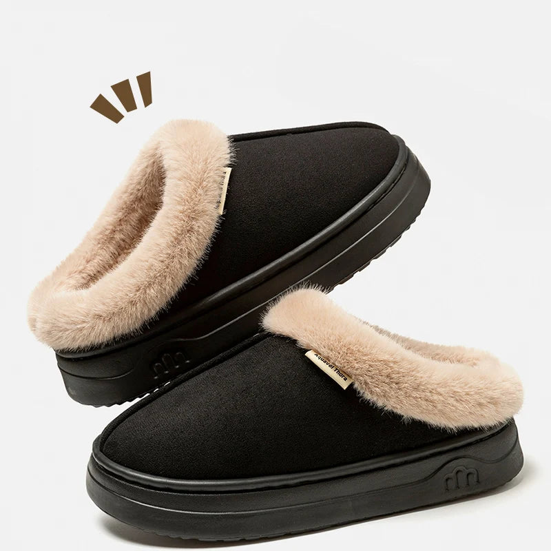 Pantoufles Fourrées Cocooning - Confort D'Hiver