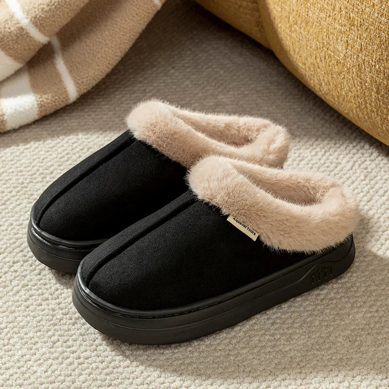 Pantoufles Fourrées Cocooning - Confort D'Hiver
